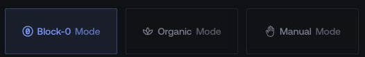 Launch mode selector