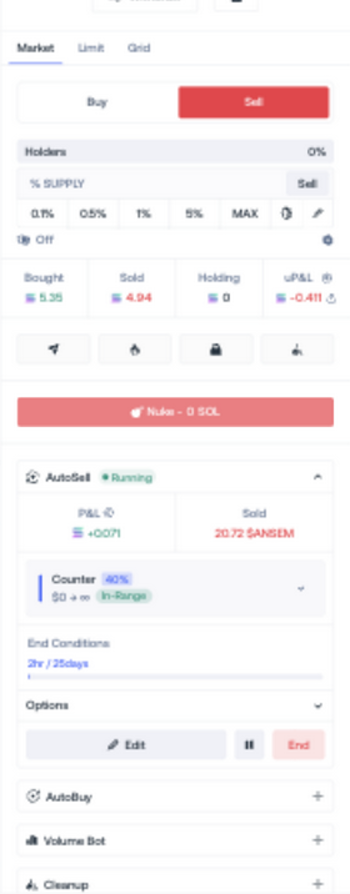 Execution controls in the Live Workspace